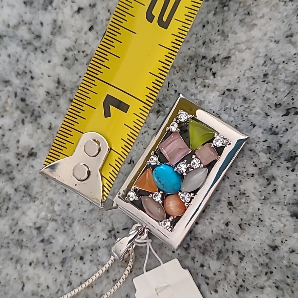 NEW - Lia Sophia Mulit-Stone Necklace - Picture 8 of 12